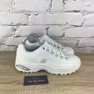 Skechers premium cheap white